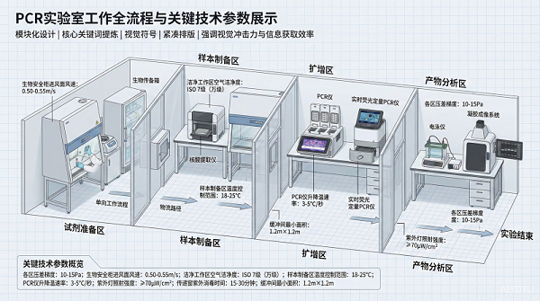 PCR实验室工作流程