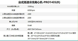 离心机离心力和转速的转换关系