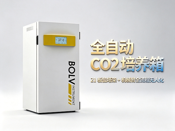 BL-Automated-2C 自动化二氧化碳培养箱正面外观 七寸触摸屏 紧凑型设计