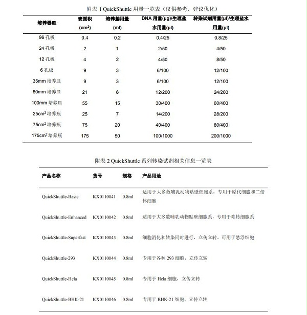 快速转染试剂